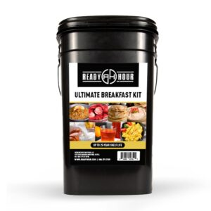 Ready Hour Breakfast Bucket (128 Servings) 25-Year Shelf Life Food
