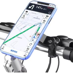 Rotatable Bike Universal Handlebar Mount Lock and Secure Smartphone Holder Detachable