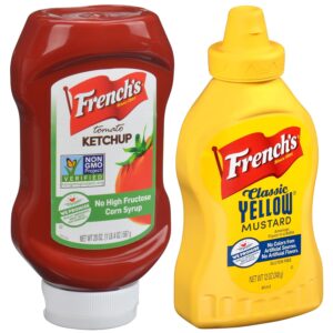 French's Tomato Ketchup and Classic Yellow Mustard Bundle, 32 oz