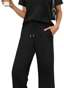 WIHOLL Two Piece Sets for Women Lounge Sets Summer Outfits