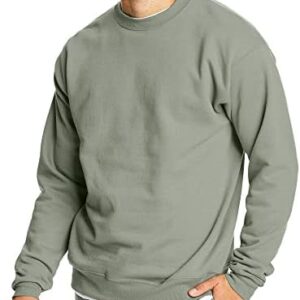 Hanes Men's EcoSmart Sweatshirt, stonewashed green, Medium at Amazon Men’s Clothing store